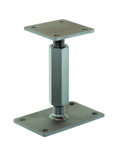 Pied de poteau réglable D/G